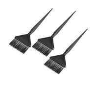 Healifty Ensemble De Pinceaux De Coloration Pour Cheveux 3 Pièces Pinceaux Applicateurs Poils Uniformes Usage Professionnel Et Personnel Salon Coiffure Outil Teinture Cheveux Manche Queue Pratique