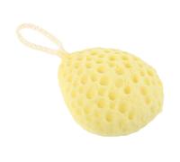 Healifty Éponge de Bain Alvéolée Exfoliante, Boule Bain Nid D'abeille Jaune, Douce, Séchage Rapide, pour Gommage Corporel et Soins Peau Sensible Adultes, Usage Quotidien