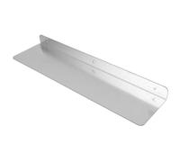 Healifty Étagère Flottante Murale en Acier Inoxydable en L 20x7, 9 Pouces | Charge Lourde, Design Modulaire, Finition Argentée, pour Entrée et Salle à Manger