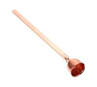 Healifty Éteignoir Bougie Acier Inoxydable avec Long Manche Accessoire Pratique et Sûr pour Bougies Design Vintage Élégant pour Maison Mariage et Fête Couverture de Mèche