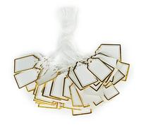 healifty étiquettes de Papier Étiquettes de prix 500pcs avec chaîne pendentif pour la démonstration de la vente de la bijouterie du Montre