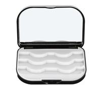 Healifty Étui De Rangement Magnétique Pour Faux Cils 3 Paires Noir Compact Plastique Léger Imperméable Pour Femmes Et Filles Usage Quotidien