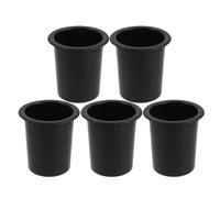 Healifty Évent de basses du caisson de basses, lot de 5, tube de 70 MM de diamètre intérieur et 88 MM de longueur, pour enceintes portables et scènes mobiles, pièces audio DIY
