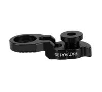 Healifty Extension Patte Dérailleur Arrière Vélo Aluminium Compatible Volant et Facile à Installer Accessoire pour Cadre Vélo Noir