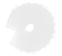 Healifty Feuilles de Maille Plastique Blanche 20 Pcs 10 X 10 CM pour Broderie Point de Croix et Crochet Canevas Souple Résistant pour Loisirs Créatifs et Travaux D’Aiguille