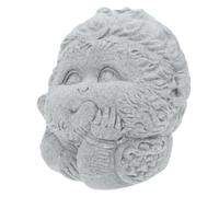 Healifty Figurine de Bouddha Aquarium Créative Rétro en Grès Bleu, Déco | Statue Décorative, pour Bac à Poissons, Collection et Bureau
