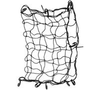 Healifty Filet de Chargement pour Voiture et Moto, Élastique Noir | Caoutchouc Souple et Plastique, Crochets Inclus, pour Déplacements et Organisation du Coffre