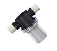 Healifty Filtre À Eau Avant Pour Machine À Laver Raccord Pvc Haute Pression Avec Écran Filtrant Maille Pour Nettoyeurs Haute Pression Et Arrosage Noir