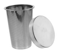 Healifty Filtre à Thé Inoxydable avec Couvercle Infuseur pour Théière et Tasse Résistance Haute Température Accessoire Pratique pour Usage Domestique et Bureau