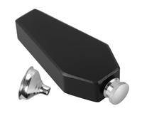 Healifty Flasque à Liquide Acier Inoxydable Forme de Cercueil avec Entonnoir Flasque de Poche pour Hommes pour Halloween Décoration Gothique et Pratique