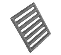 Healifty Fonte Épaisse pour Barbecue et Cheminée Petite Métallique Stable et Facile à Nettoyer pour Camping et