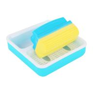 Healifty Gomme à Craie Boîte de Nettoyage en Pvc Facile à Utiliser Transporter, Accessoire pour Tableau Blanc et Effacement