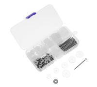 Healifty Goupilles Fendues en Acrylique pour Articulations Poupées, Connecteurs Squelettes Rotatifs 12-20 Mm, 50 Pièces Boîte, Joints Mobiles DIY pour Création Jouets, Modélisme et Loisirs