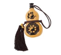 Healifty Gourde à Vin Naturelle Portable avec Cordon Récipient Étanche pour Pique- et Décoration de Table Ornement Artistique Stable pour Maison et Bureau Cadeau Symbolique de Prospérité