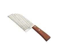 Healifty Hachoir Ondulé Inox pour Pommes de Terre Poignée Antidérapante Coupe-Frites Compact pour Légumes Fruits Ustensile Cuisine Domestique