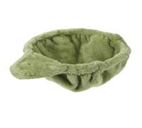 Healifty Hamac pour Arbre à Chat en Peluche Douce Vert, Accessoire Léger et Adaptable Anneau en Acier, pour Arbres à Chat et Balcons pour Petits Animaux