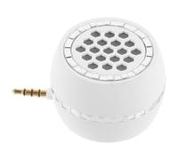 Healifty Haut-Parleur Portable à Brancher 3,5 Mm Batterie Lithium Rechargeable, Mini Amplificateur Stéréo Blanc Dc5v, Compatible Téléphones, Tablettes et Ordinateurs, Usage Mobile et