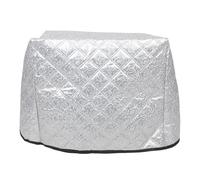 Healifty Housse de Congélateur pour Vitrine à Glaces, Housse de Congélateur Coffre, 55x47x36cm, Film Aluminium, Argenté, Imperméable, Isolation Thermique, Protection Uv, pour Réfrigérateur