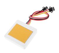 Healifty Interrupteur Tactile LED Carré pour Miroir de Salle de Bain Module de par Tactile Installation Simple pour Éclairage de Coiffure avec Dimmable et Changement de Couleur