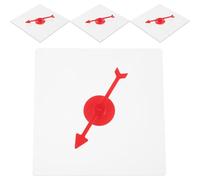 Healifty Jeu de Mathématiques Flèche Rotative 4 Pièces en Plastique Transparent Effaçable à Sec, Accessoire Éducatif pour École et Fête, Jeu de Société Polyvalent pour Apprentissage