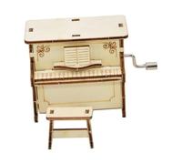 Healifty Kit Bricolage Musical Boîte à Musique Piano pour Garçon Fille Modèle à Assembler Activité Manuelle Créative pour Garçons et Filles Décoration Ludique et Éducative