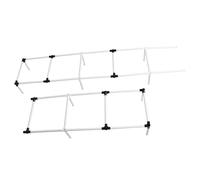 Healifty Kit D'agilité pour Chien Échelle Réglable 3,35 M, Haies et Accessoires en Plastique Robuste, Formation à L'agilité Canine pour Chiots et Chiens, pour Entraînement en Jardin