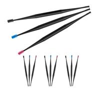 Healifty Kit de 12pcs Nettoyeurs D'oreilles en Silicone Cuillère Spiralée Double Tête, Portable et Réduit le Risque de Blessure, pour Bureau et Maison