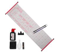 Healifty Kit de Calligraphie Chinoise Portable avec Pinceaux, Débutants | Set Complet, Encre, Pierre à Encre et Papier D’eau, Design Pratique, Usage Voyage, Tous Âges