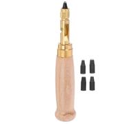 Healifty Kit de poinçonnage manuel avec 6 embouts pour cuir, papier, livre, loisirs créatifs - 1,5 mm, 2 mm, 2,5 mm, 3 mm, 3,5 mm, 4 mm