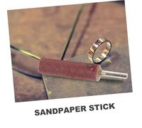Healifty Kit de Tambours de Ponçage Cylindriques avec Manche pour Outils Rotatifs Accessoires de Polissage Meule Abrasive pour Bois et Bijoux Compact et pour Travaux Précis