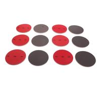 Healifty Kit de Tampons de Ponçage pour Polissage et Nettoyage Facile Rouge pour Boule de Bowling 20pcs en Éponge Légère pour Entraînement et Compétition