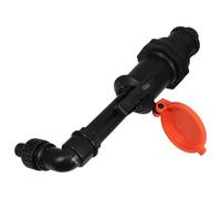 Healifty Kit de Vanne de Purge Rapide 3/4 Dn20 en Plastique Antivol attelage, Coude et Raccord - Accessoire D'irrigation pour Jardin, Pelouse et Équipements D'arrosage Professionnels