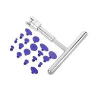 Healifty Kit Débosselage Voiture Professionnel avec Barre T et Onglets Outil Manuel Précis pour Réparation Carrosserie Pads Polyvalents pour Bosses Diverses Usage DIY et Atelier Auto