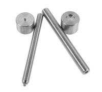 Healifty Kit D'œillets et Sertisseur D'œillets Manuel en Acier Argenté, Diamètre de Trou 10mm, pour Boucle et Bâche, Pose Précise, Projets DIY et Voyage