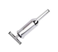 Healifty Kit Farceur à Saucisse Acier Inoxydable Grand Format Tube Remplissage Viande pour Saucisses Maison Outil Robuste et Hygiénique pour Cuisine