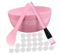 Healifty Kit Masque Visage avec Bol Mélangeur Pinceau Doux et Spatule Outils DIY pour Masque Compressé Soins Peau à Domicile Léger et Réutilisable