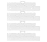 Healifty Kit Réparation Stores Verticaux 4 Paires Lamelles de Remplacement 89 Mm Plastique Transparent Fixation Entretien Maison Bureau