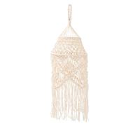 Healifty Lampadaire Boho à Suspension avec Abat Jour à Franges Tissées Main Accessoire Lumineux Décoratif pour Salon Chambre et Mariage Style Bohémien Élégant
