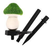 Healifty Lampe Solaire de Pelouse Forme Champignon à LED pour Terrasse et Jardin Éclairage d'Ambiance Extérieur