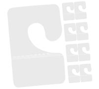 Healifty Languettes Adhésives Transparentes Auto-adhésives 27x42 Mm En Pvc, Crochets D'affichage Solides Pour Fixation Murale, 100 Pièces, Suspendre Objets Légers, Présentation En Magasin