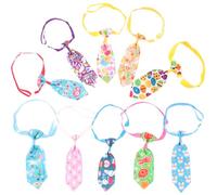 Healifty Lot de 10 Cravates pour Chiens en Tissu Ajustables, Confortables et Délicates pour Fêtes de Pâques et Occasions Spéciales
