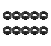 Healifty Lot de 10 Écrous à Rotule 17 MM Noirs Accessoires de Fixation et Anneaux de Serrage pour Support de Téléphone de Voiture Compatible Grille D’Aération Pièce Automobile Fiable et