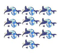Healifty Lot de 10 Pendentifs en Alliage de Dauphin, Breloques pour Porte-clés et Bracelets Diy, Décorations Suspendues Légères et Solide, Accessoires Créatifs pour Bijoux Faits Main