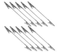 Healifty Lot de 10 Pinces De 12,7 Cm pour Notes Et Photos - Pinces Métalliques pour Projets Scolaires, Décorations De Mariage Et Expositions Artistiques