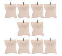 Healifty Lot de 10 Poids pour Rideaux d'Extérieur en Toile Beige Pinces de Fixation Paquet Lestés Résistants au Vent pour Pergola Gazebo et Tonnelle Accessoires de Lestage pour Rideaux