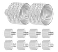 Healifty Lot de 10 Vis Adaptateurs Métalliques pour Pied de Microphone Conversion Filetage 5/8 Femelle vers 1/4 Mâle Accessoires Universels pour Support Micro et Trépied Finition