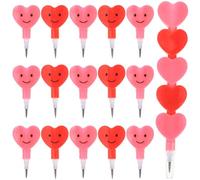 Healifty Lot de 12 Crayons Empilables pour Garçon et Filles aux Formes Amusantes Crayons à Papier Colorés 2 Couleurs Présents Scolaires et Récompenses pour Dessin et Écriture Fluide