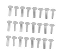 Healifty Lot De 14 Paires De Rivets De Rechange Pour Couteaux De Chef Rivets De Fixation Pour Manche Vis À Tête Plate Vis Pour Manche En Bois Écrous De Fixation
