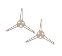 Healifty Lot De 2 Anneaux De Support Micro-ondes Rouleaux, Plastique Léger, Compact, Compatible Pièces De Rechange Micro-ondes, Accessoire Cuisson Pratique Pour Maintien Plateau Tournant