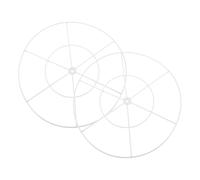 Healifty Lot de 2 Arceaux en Fer Massif 40 Cm pour Décoration Plafond Mariage, Cercles Artisanaux Décoratifs pour Tentures Suspendues, Cadres Circulaires Élégants pour Fêtes et Banquets